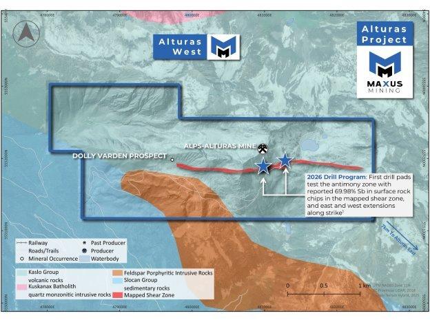 Maxus Mining meldet Mobilisierung für das erste Bohrprogramm auf dem Projekt Alturas West