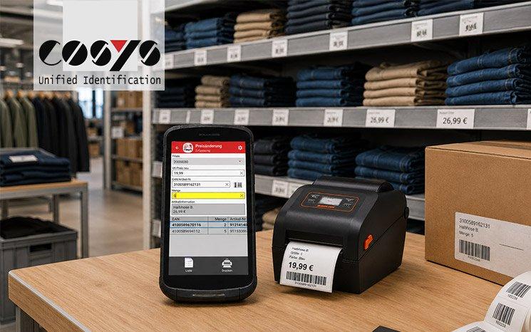 Bixolon-Drucker im Einzelhandel: Etiketten direkt aus der COSYS Retail Software drucken