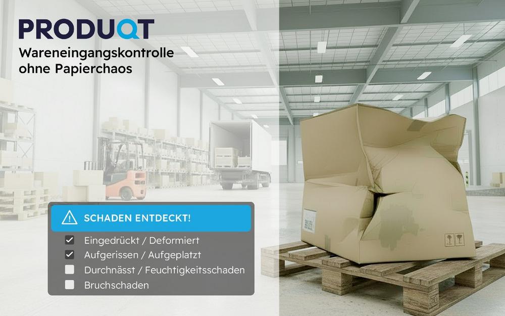 Wareneingangskontrolle: Warum Papier und Klemmbrett ein Haftungsrisiko sind