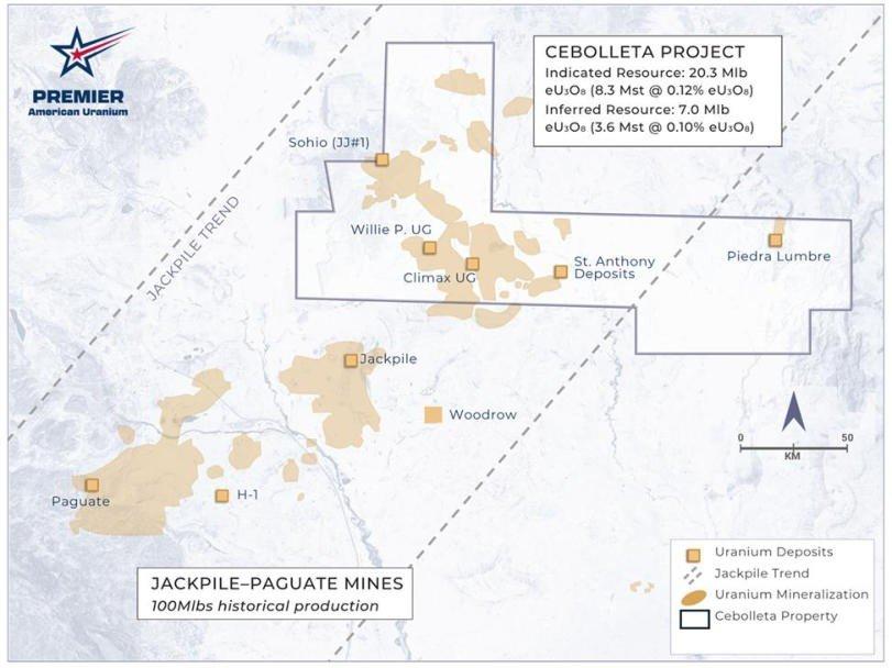Premier American Uranium Successfully Completes Drilling Program at Cebolleta Project, New Mexico and Delivers Samples for Advanced Metallurgical Testing