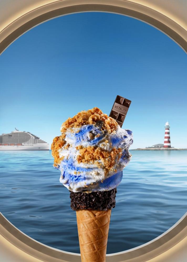 Die MSC World Asia präsentiert den größten Venchi Schokoladen-Store auf See