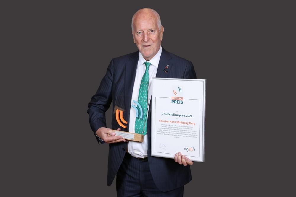 Hans Wolfgang Berg erhält Exzellenzpreis