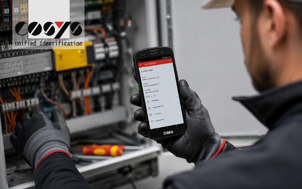 Der Zebra TC201 begleitet Servicetechniker durch den Arbeitstag