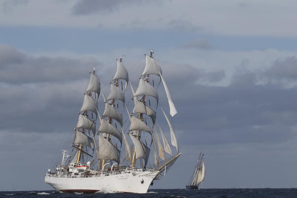 Bremerhaven: Das polnische Vollschiff „Dar Mlodziezy“ kann nicht nach Bremerhaven kommen
