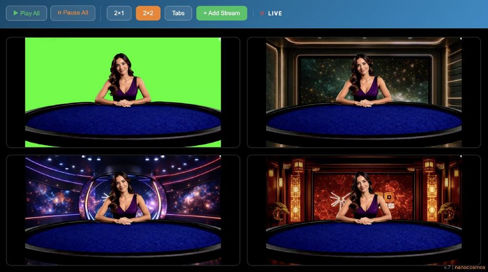 From Green Screen to Multi-Brand Rooms: Cloud-Based Chroma Key for Live Casinos