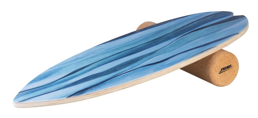 Speeron Surf-Balance-Board aus Holz mit Rolle, für Koordinationstraining