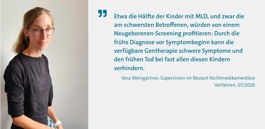 Neugeborenen-Screening auf metachromatische Leukodystrophie (MLD): Deutliche Vorteile für betroffene Kinder