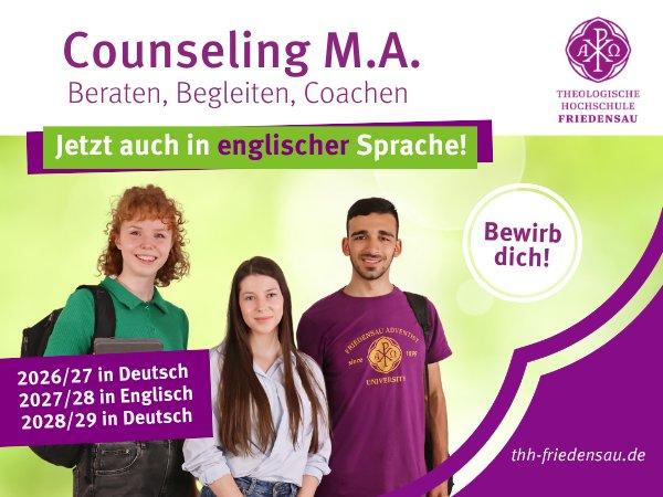Hochschule Friedensau: Masterstudiengang Counseling künftig auch in Englisch