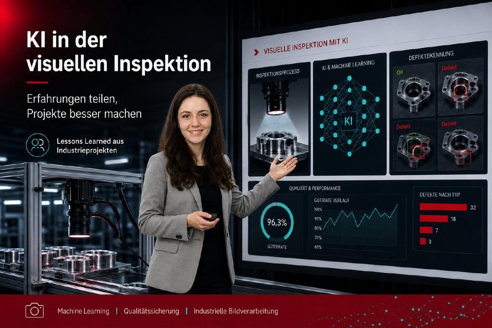 KI in der visuellen Inspektion: Erfahrungen teilen, Projekte erfolgreicher machen