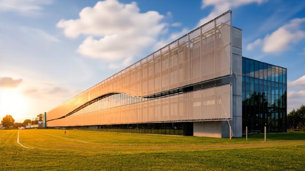 5 avantages convaincants de la protection solaire avec toile d’architecture HAVER LARGO-TWIST