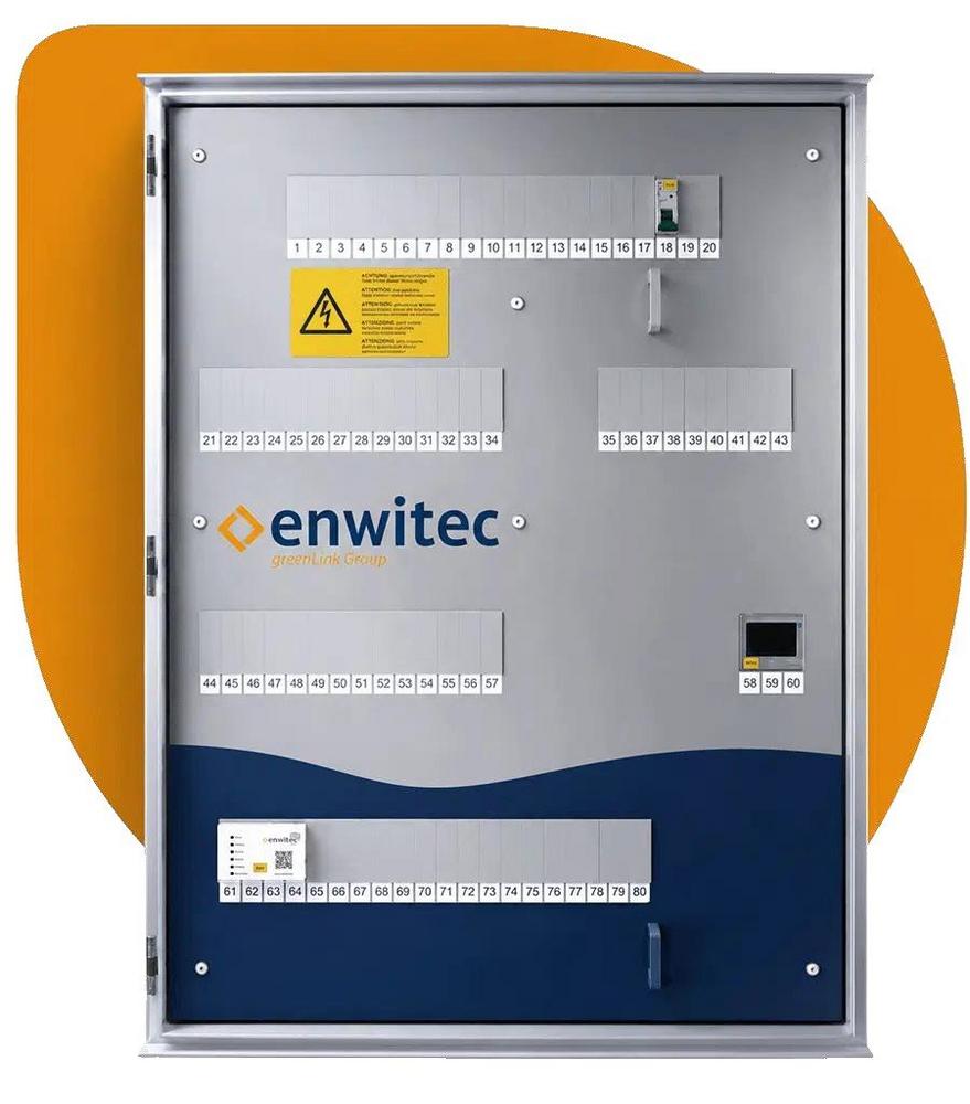 Lack of space in the meter cabinet? enwitec presents the new BRAIN Cabinet