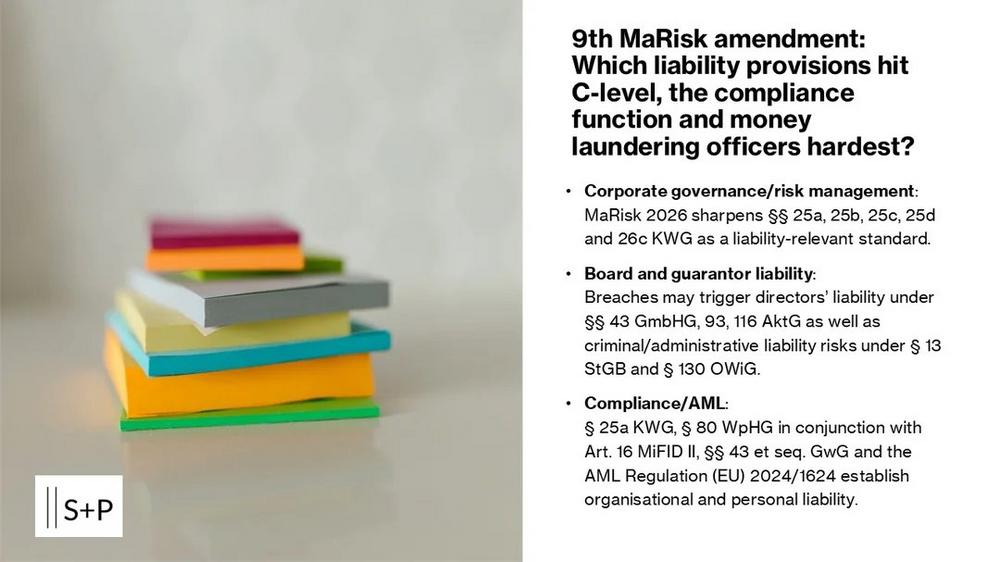 9. MaRisk amendment