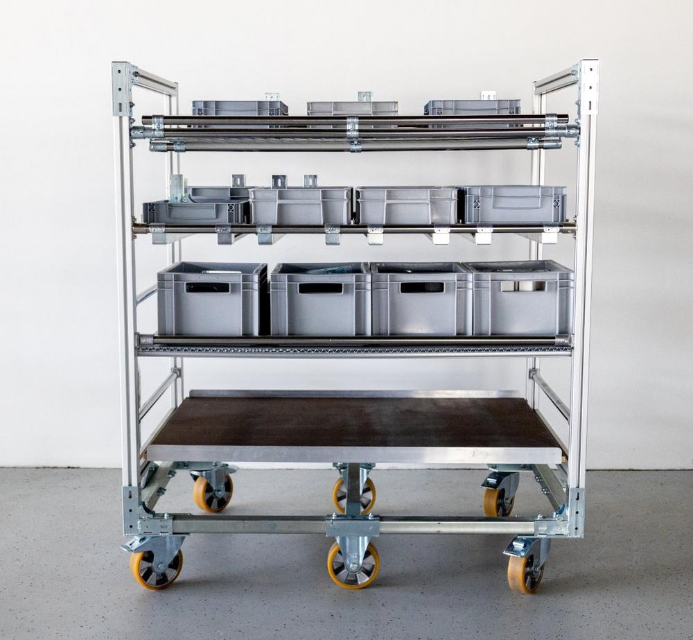 Stahl-Vierkantsysteme als Fundament moderner Lean Production und belastbarer Intralogistik