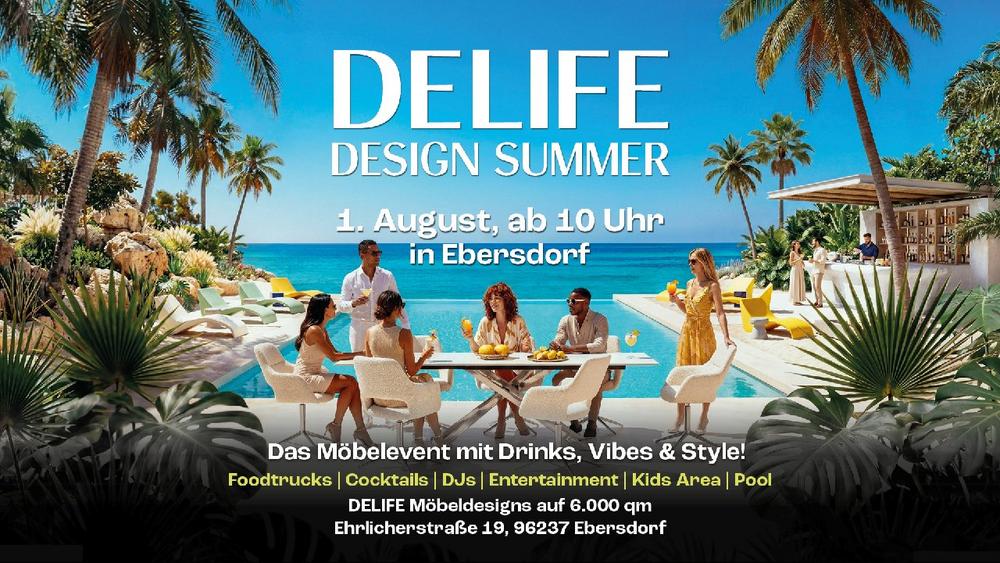 Über 2.500 Gäste feiern den DELIFE Design Summer in Ebersdorf