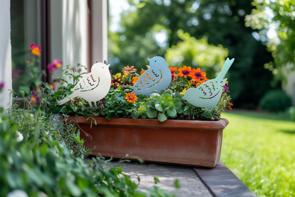 Gartenstecker als dekorative Akzente für Beet, Balkon und Terrasse | KNOBLOCH