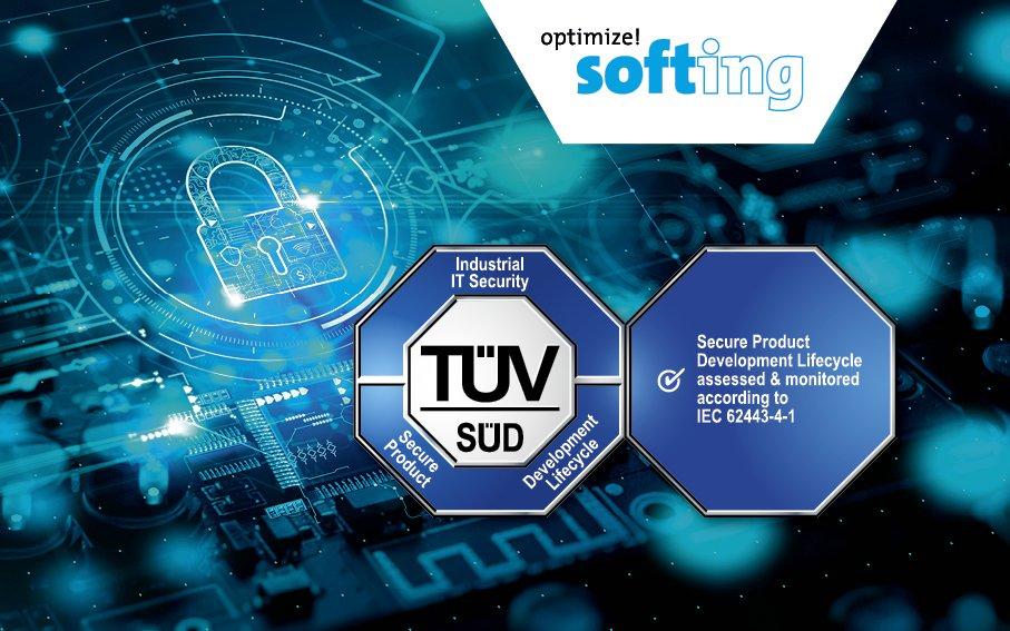 Softing Industrial erneuert IEC-62443-4-1-Zertifizierung und erreicht Reifegrad ML3