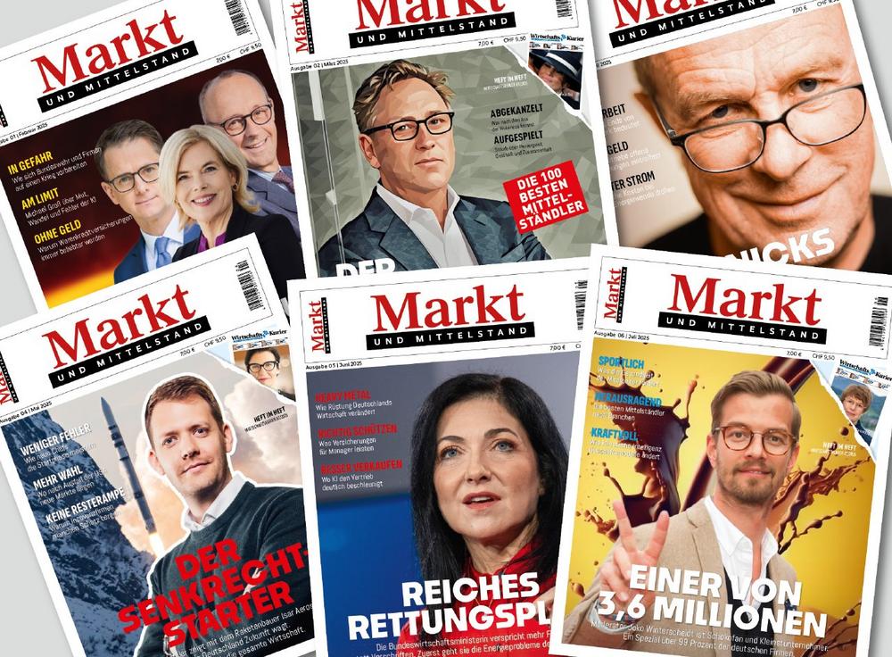 „Markt und Mittelstand“ verbessert in der neuen LAE 2025 seine starke Position und bleibt das drittgrößte monatlich erscheinende Wirtschaftsmagazin