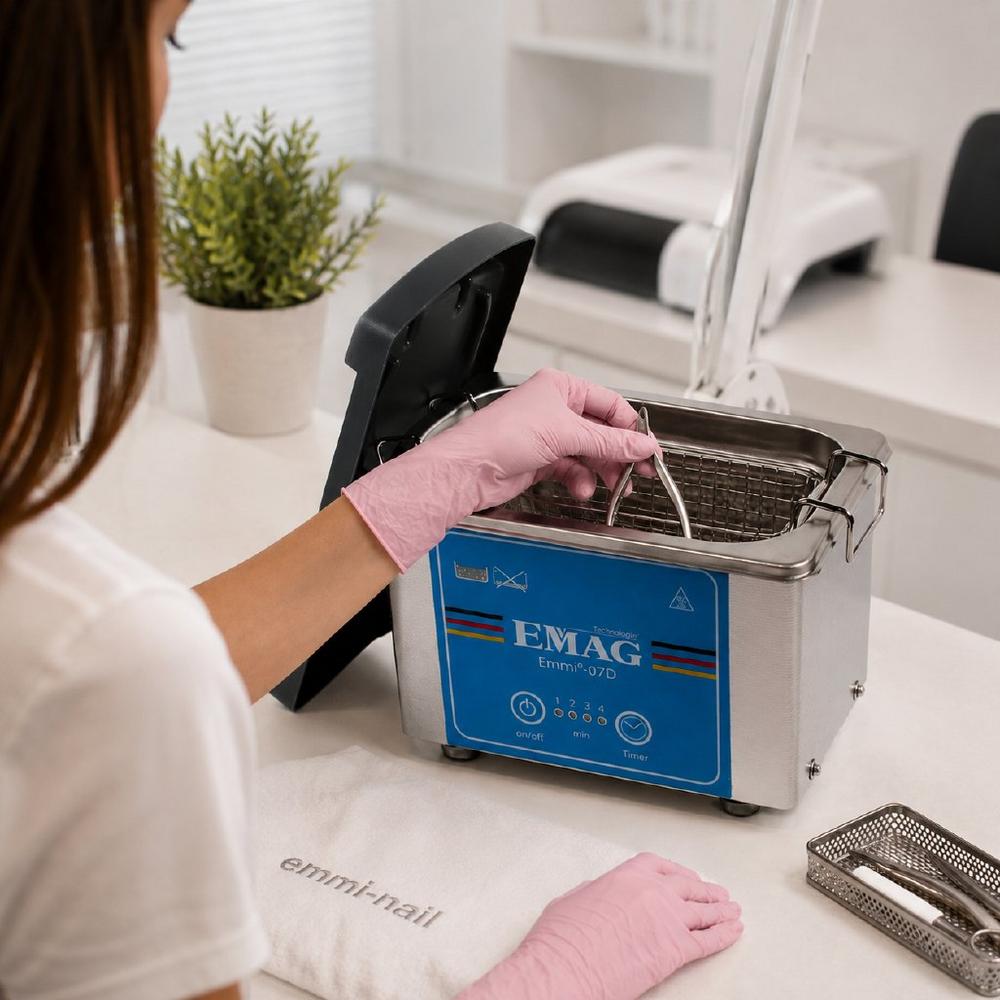 Ultraschallreinigung im Nagelstudio: So werden Fräser-Bits und Instrumente gründlich gereinigt