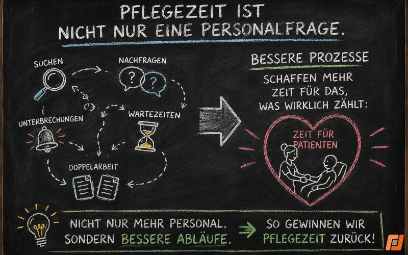 Pflegezeit geht nicht nur durch Personalmangel verloren