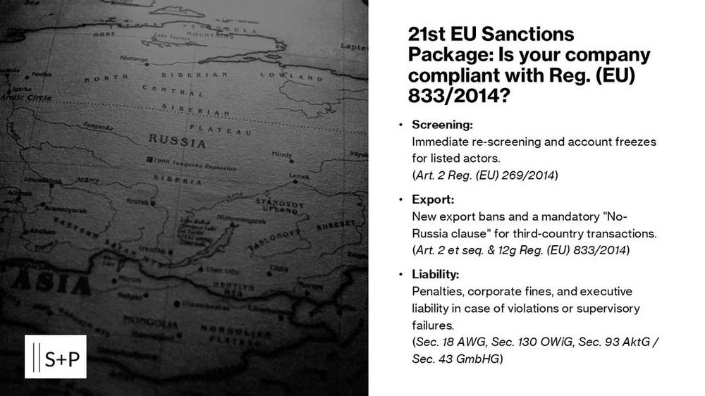 21st EU Sanctions Package