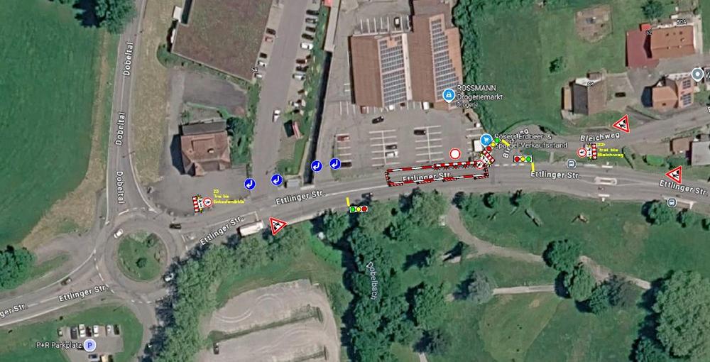 Breitbandausbau: Wanderbaustelle in der Ettlinger Straße