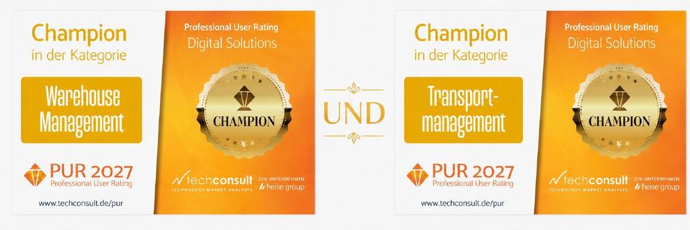 proLogistik Group erhält zweifache Champion-Bewertung im PUR Digital Solution 2027 Vendor Benchmark