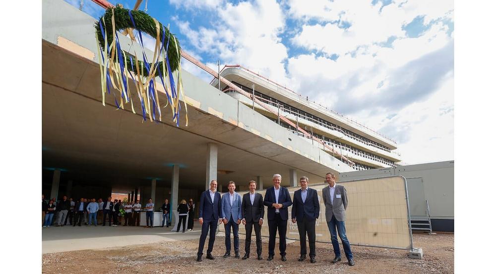 Topping-out Ceremony for New Opel Global Headquarters and Stellantis Germany Headquarters in Rüsselsheim
