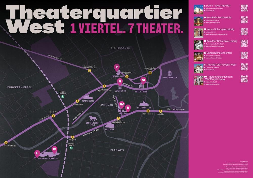 Theaterquartier West: Sieben Leipziger Bühnen zeigen sich unter einem gemeinsamen Namen