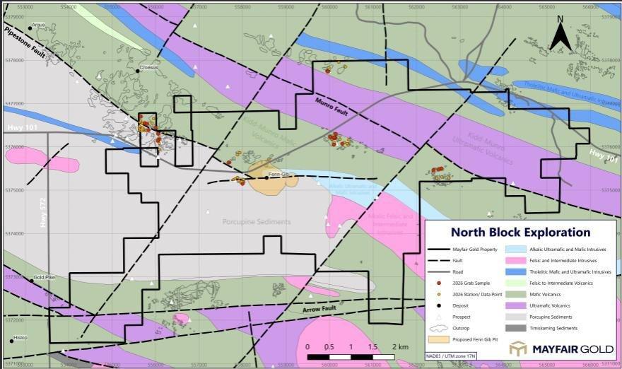 Mayfair Gold Advances Exploration Targets and Project Geology at Fenn-Gib