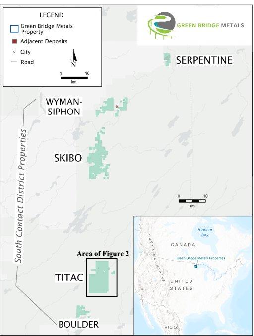 Green Bridge Metals durchteuft 195,0 Meter mit einem Gehalt von 0,25 % Cu und 10,18 % TiO2 auf Titac South, Minnesota