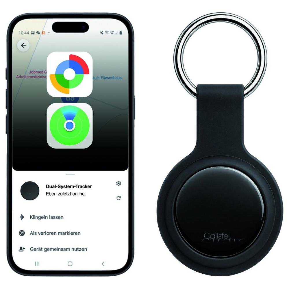 Callstel Smart-Tracker SGF-65 für Google-„Mein Gerät finden“- & Apple-„Wo ist?“-App
