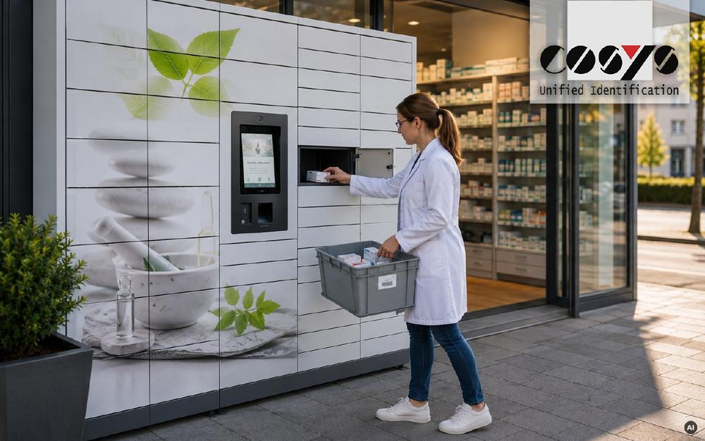 Abholfächer für Apotheken reduzieren persönliche Übergaben