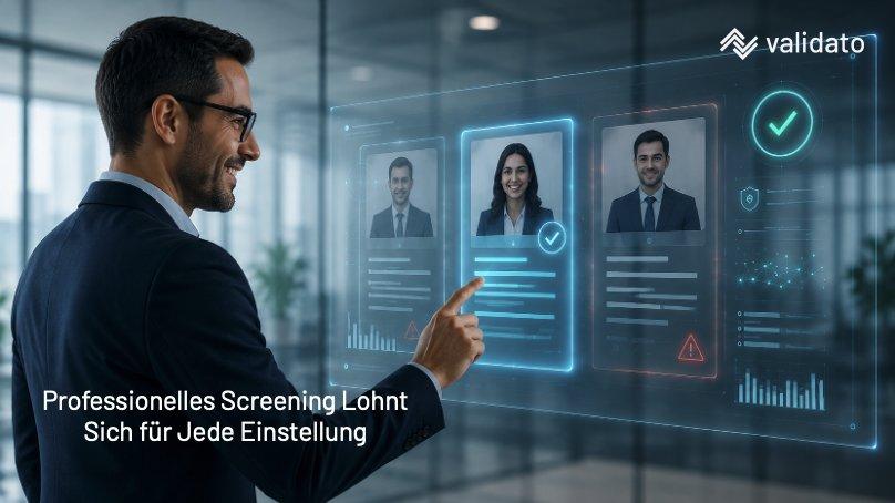 Warum lohnt sich professionelles Screening auch bei wenigen Einstellungen im Jahr?