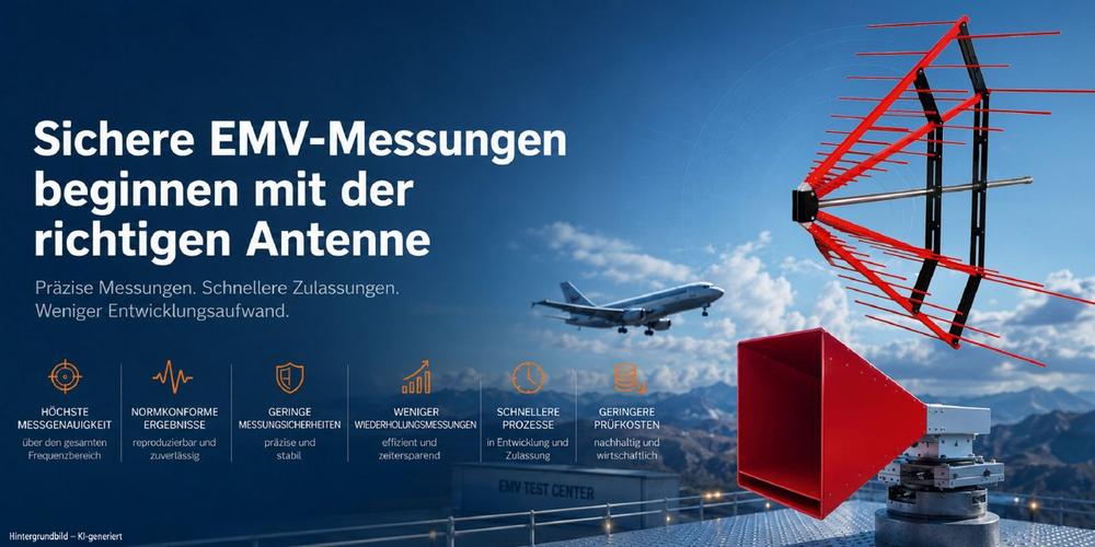 Sichere EMV-Messungen beginnen mit der richtigen Antenne
