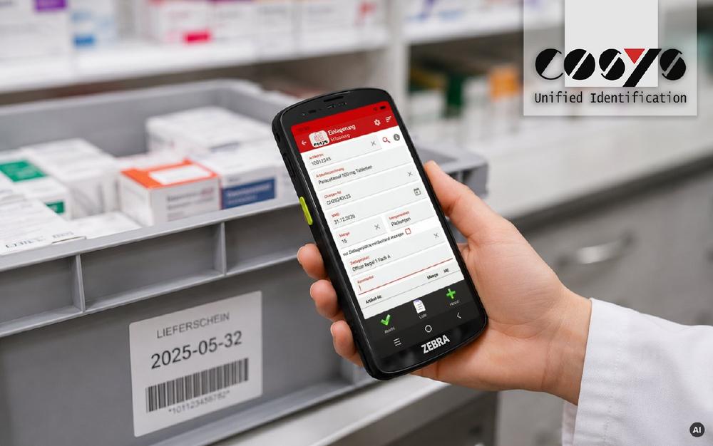 Warenannahme in Filialapotheken einheitlich organisieren mit dem Zebra TC201