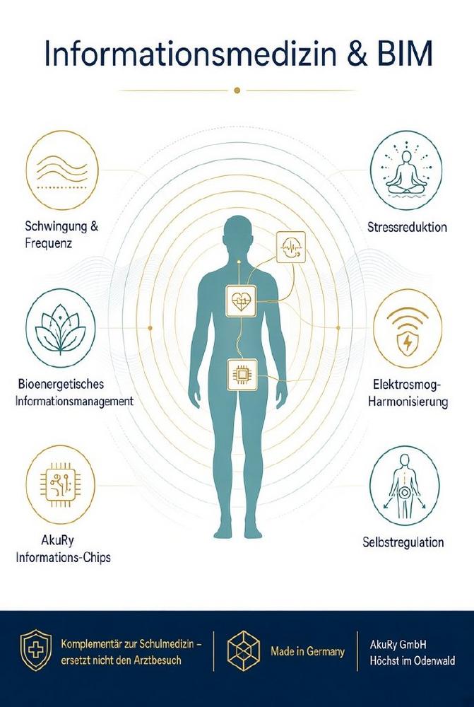 Informationsmedizin und Frequenzmedizin: Wie AkuRy GmbH mit Bioenergetischem Informationsmanagement (BIM) internationale Maßstäbe setzt
