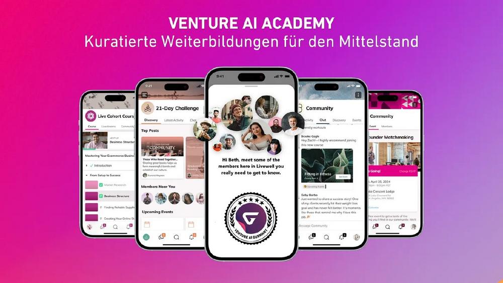 Venture AI Academy setzt Qualitätsstandard für praxisnahe KI-Weiterbildung