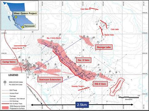 Equity Metals gibt eine erhebliche Erhöhung der Mineralressourcenschätzung auf dem Projekt Silver Queen in British Columbia bekannt