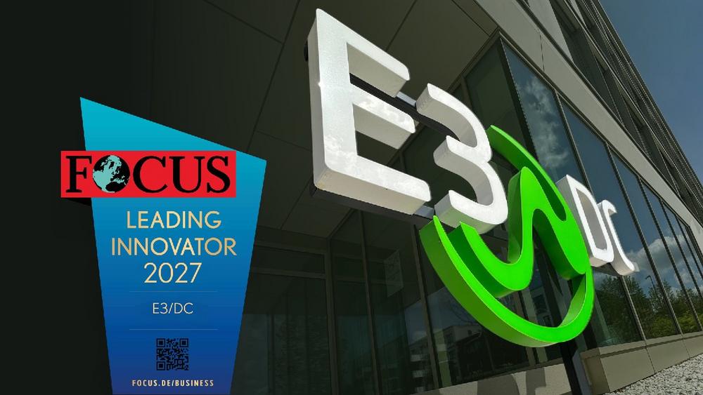 FOCUS Business: E3/DC ist auch 2027 „Leading Innovator“