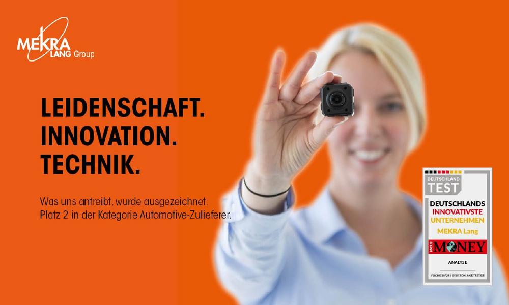 MEKRA Lang auf Platz 2 der innovativsten Automobilzulieferer Deutschlands