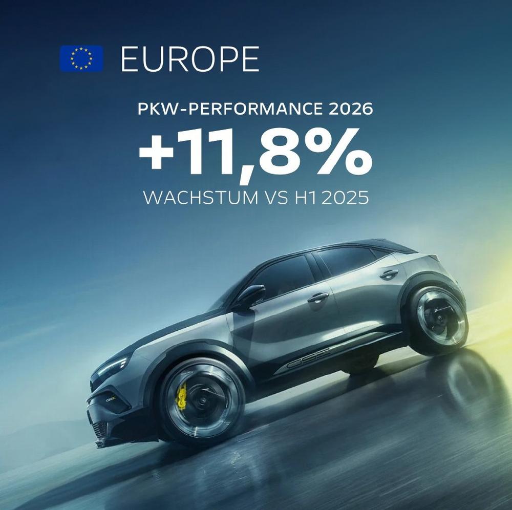 Opel Continues Growth Momentum: New Registrations, Market Share and Electric Vehicle Sales Increase in the First Half-Year
