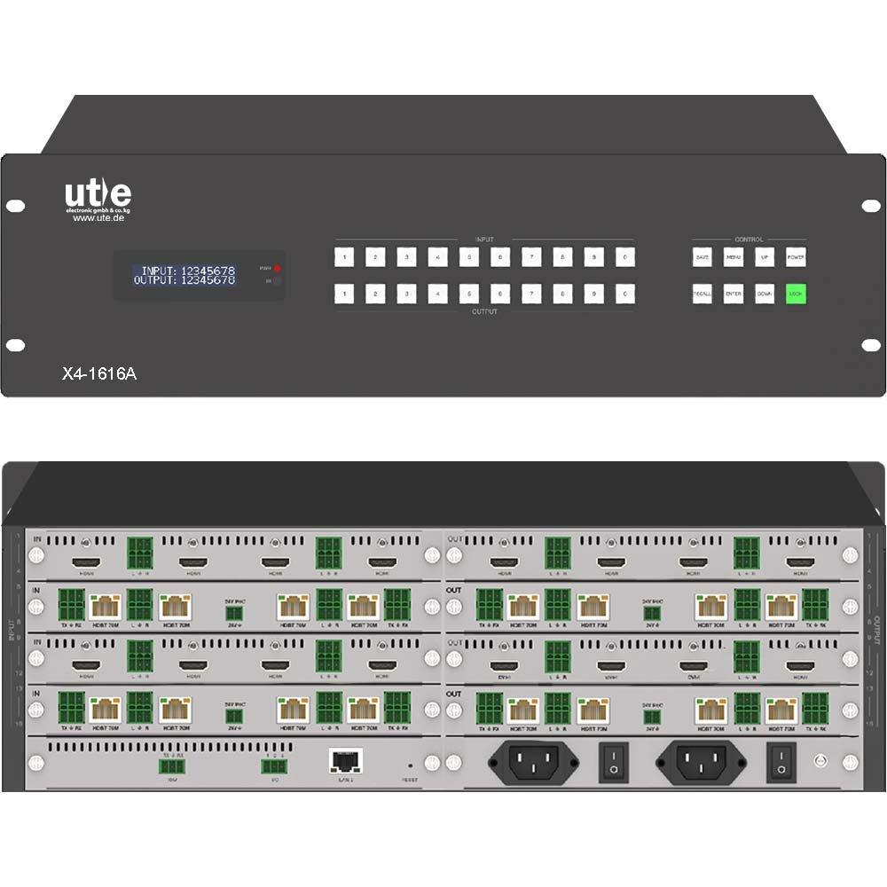 U.T.E. Electronic präsentiert die neue modulare Videomatrix X4 – maximale Flexibilität für professionelle AV Installationen
