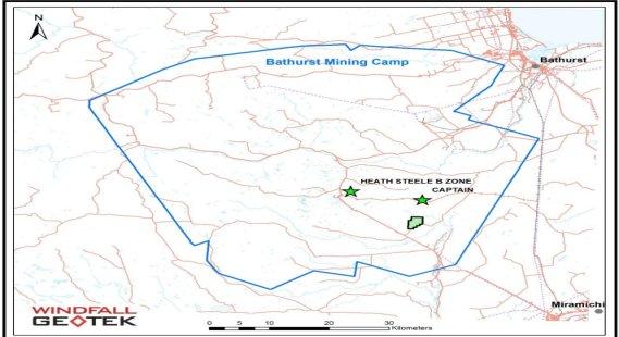 Windfall Geotek treibt neues KI-gestütztes Explorationsgeschäftsmodell durch die Verlängerung von Claims im Bathurst Mining Camp nach der Generierung vorrangiger VMS-Ziele voran