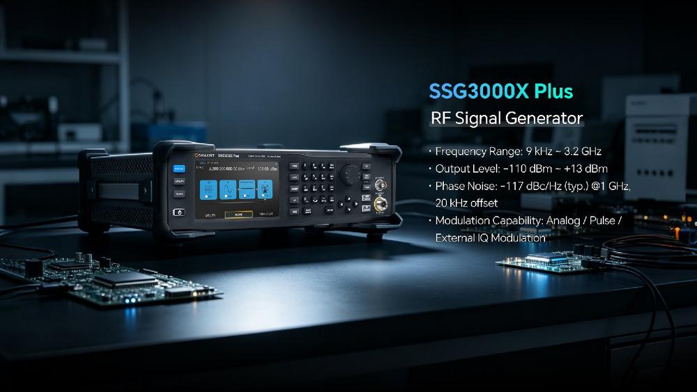 SIGLENT Introduces SSG3000X Plus Series RF Signal Generators