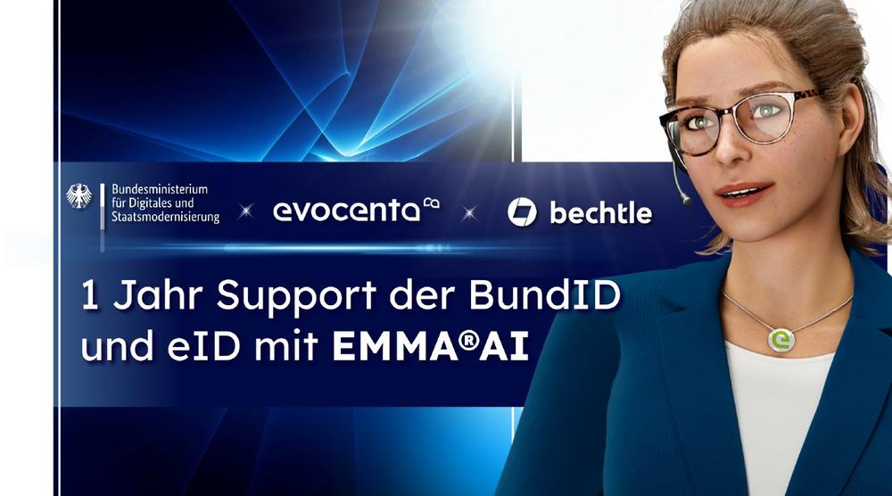 Ein Jahr EMMA®AI im BundID-Support: KI-gestützter Bürgerservice bewährt sich im Betrieb