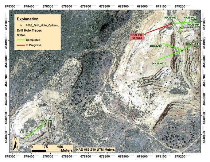 Four Nines Gold durchteuft im ersten Bohrloch bei Hayden Hill zwei Mineralisierungszonen, die das Geomodell bestätigen