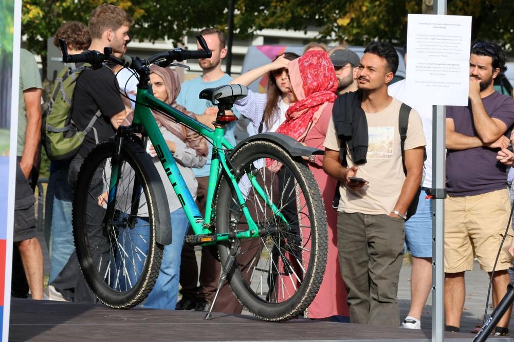 Fahrradfest an der Hochschule Hannover bringt Fahrradmobilität auf den Campus