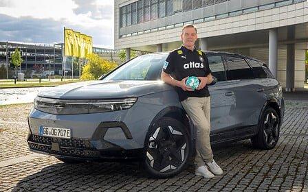 Powerful Combination: German National Handball Coaches Gislason and Gaugisch Both Drive Opel Grandland Plug-in Hybrid