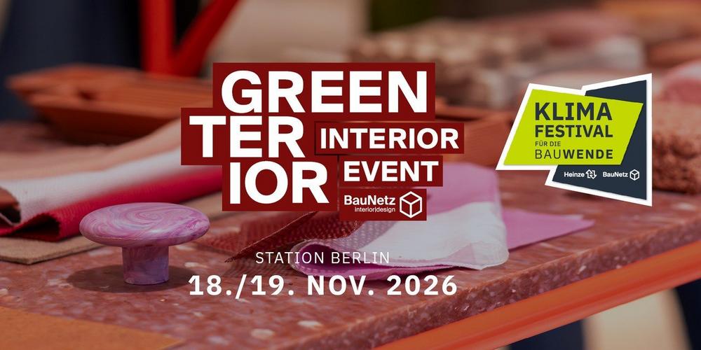 Von Re-Use zum Regelbetrieb GREENTERIOR 2026: Wie wird zirkuläre Innenarchitektur zum Standard?