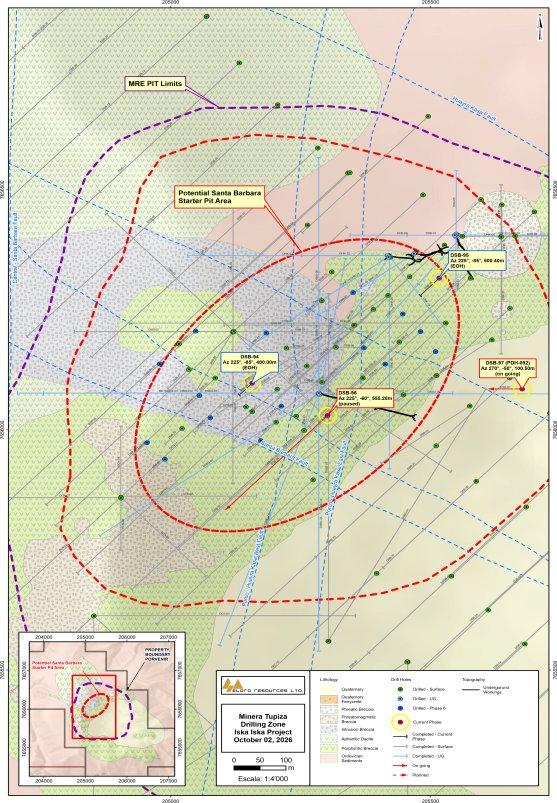 Eloro Resources durchschneidet bei Erweiterungsbohrungen im Rahmen seines Iska-Iska-Projekts im Departement Potosí im Süden Boliviens 87,10 Meter mit einem Gehalt von 73,26 g/t Silber und 0,18 % Zinn sowie 17,90 Meter mit einem Gehalt von 190,50 g/t Silbe